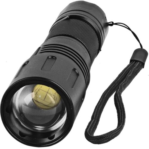 Safety Technology Zoomable 3000 Lumens LED Self Defense Flashlight