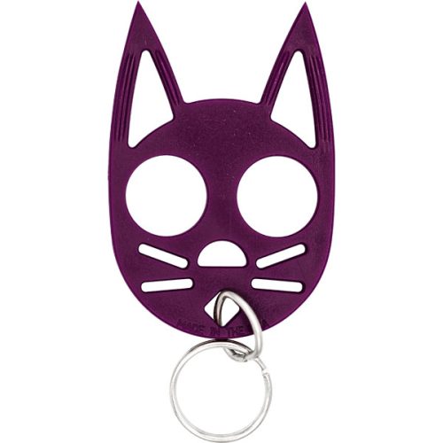 Purple Cat Strike Self Defense Keychain. Stay safe with this adorable and stylish self defense keychain.